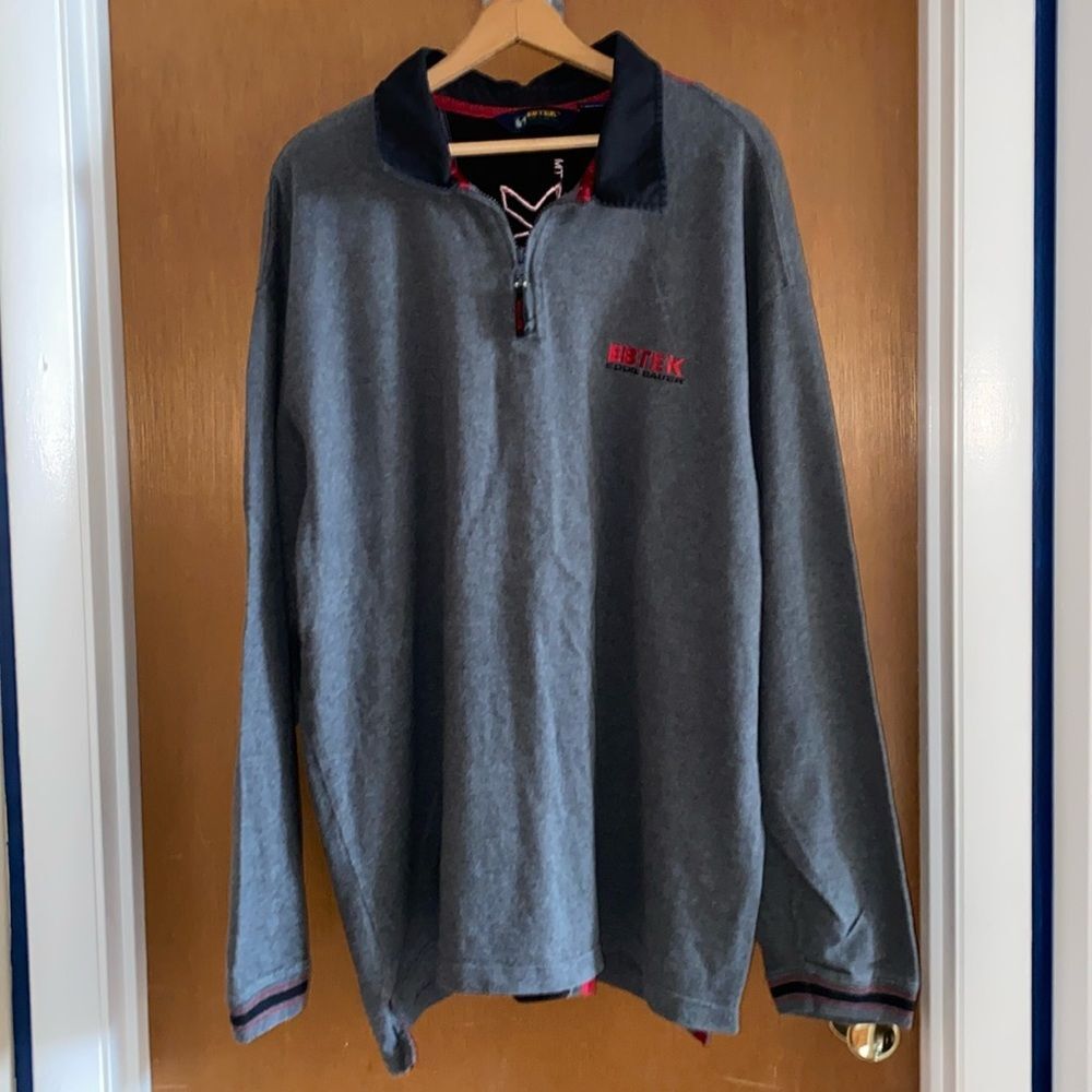RARE Vintage Eddie Bauer EBTEK PULL OVER JACKET/RUGBY SHIRT XL so COOL